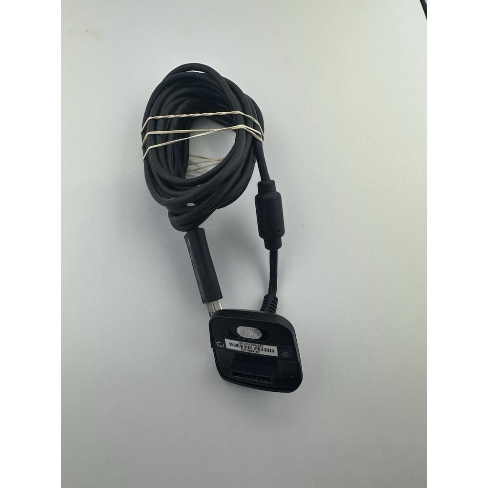 Genuine Microsoft Xbox 360 Play Charge Kit Cable OEM Official Original Black